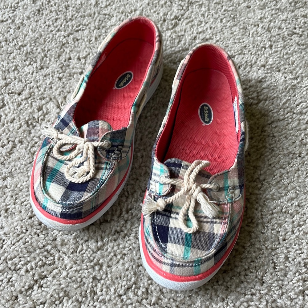 Dr. Scholl’s multicolor Women's fabric flats with rubber bottoms - Size 6.5M